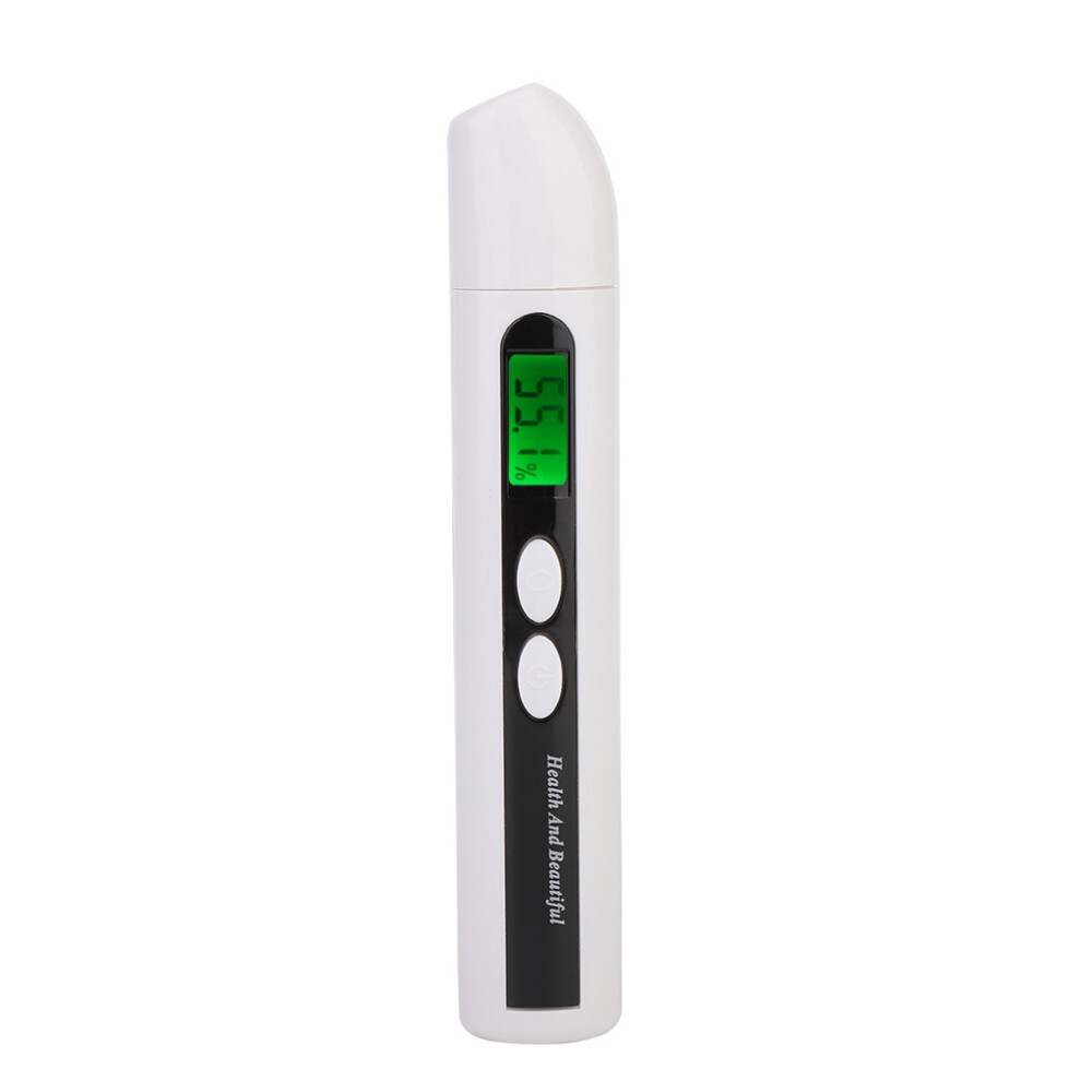 LCD Display Skin Analyzer For Hydration Oil Measurement Facial Skin Tester With High Precision Probe Portable Digital Moisture Monitor For Real Time