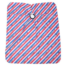 Capa de barbeiro com tecido durável, impermeável e fácil de limpar. Capa antiestática reutilizável para corte de cabelo. Material respirável e