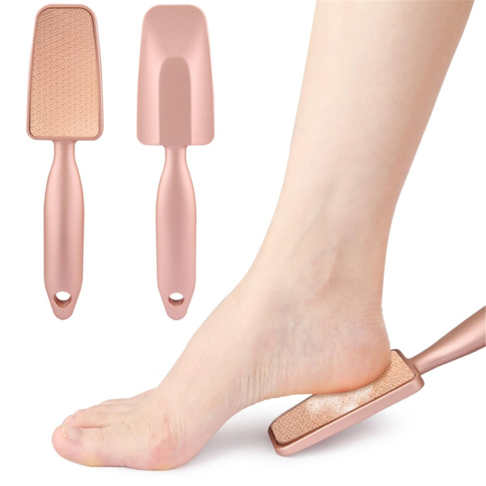 Nano Glass Foot File Callus Remover with Handle (Rosegold)