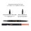 Αναδιπλούμενο eyeliner με εξαιρετικά λεπτή άκρη πινέλου, αδιάβροχο και ανθεκτικό 8