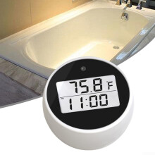 Floating Pool Thermometer with Waterproof Alarm, Accurate Digital Reading for Ice Bath and Spa