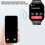 Νεότερο X8Smart Waterproof Watch2.01, Μεγάλη Οθόνη, Κλήσεις Bluetooth, Μεγάλη Διάρκεια Μπαταρίας - 4