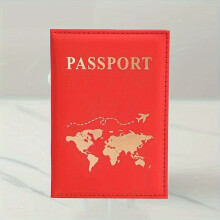 AUMIY1pc Étui pour passeport et portefeuille de voyage, organisateur sécurisé pour documents et cartes