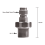 IMCBSTT2Pcs Universal 8mm Quick-Denconnect Adapter, M11x1 Θηλυκό Σπείρωμα και Εξωτερικό Σπείρωμα για Adapter 4