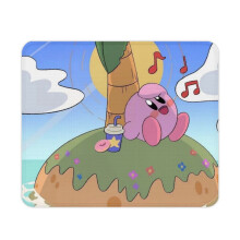 Tapis de souris Kirby - Jeux amusants pour les joueurs, portable, voyage, bureau, ordinateur portable. Fin et épais, idéal pour les filles, les