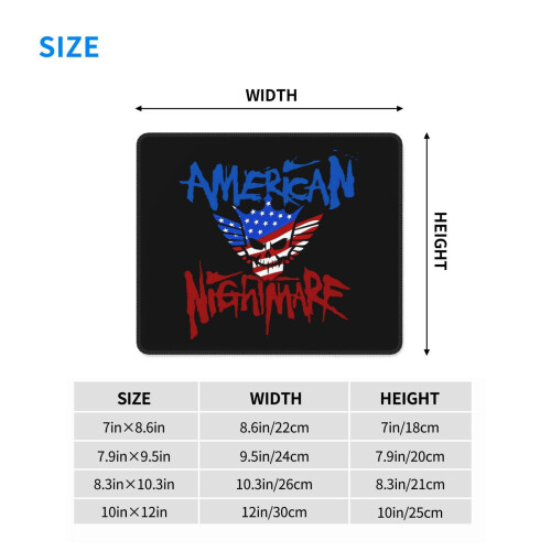 Mouse pad Cody Rhodes Rubber Lock Edge, pad γραφείου, pad γραφής, pad παιχνιδιών πολλαπλών κωδικών, Mouse Pad 2