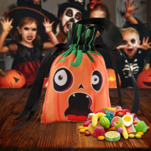 Halloween-juhlapussit irtotavarana, teemapussit kuulla ja kurpitsalla, yhteensopivat karkkilahjojen kanssa lapsille ja aikuisille,