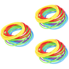 75 bunte Gummiarmbänder, Haarspangen, Jelly-Armbänder, Haargummis im 80er-Jahre-Stil, Mädchenspielzeug, 80er-Jahre-Schmuck, Miss