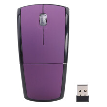 jixopn Ultra Thin USB Folding Optical 2.4G Wireless Computer Mouse Receiver Durable Mouse Portable for Notebook Laptop PC