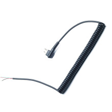 Cable de micrófono con altavoz M-Port duradero de 1,98 m de longitud para Motorola GP Series, garantiza una transmisión de audio nítida.