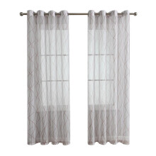 2Pcs Window Curtain Panel Modern Simplicity Window Drapes Red Stripe Curtains