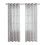 2Pcs Window Curtain Panel Modern Simplicity Window Drapes Red Stripe Curtains 1