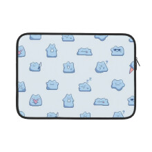 D-Itto 13 inch laptophoes, waterdicht, slanke waterdichte hoes, slanke laptoptas, zwart