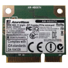FOR-kort for AW-NB097H AW-NB100H AW-NB126H AR9485AR3012AR5B225 Halv Mini PCI-e 300 Mbps + BT4.0