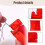 Automatic Needle Threaders for Hand Sewing, Compatible with Sewing Machine Needles - 5 Pcs Red Plastic Thread Guides 4