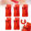 Automatic Needle Threaders for Hand Sewing, Compatible with Sewing Machine Needles - 5 Pcs Red Plastic Thread Guides 1