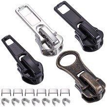 Zipper Accessories Metal Repair Kit Jacket Replacement Slider Zippers for Jackets Pull