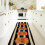 Kitchen Carpet (2 Pieces) Pumpkin Kitchen Carpet Washable Cushion Comfortable Kitchen Carpet Set 5