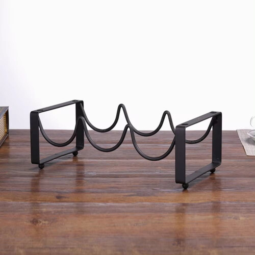 Wave Shaped Wine Display Stand Wine Bottle Display Rack 1