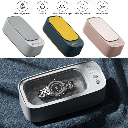 SUSUchens1Set Καθαριστικό Γυαλιών Φόρτιση USB Φορητό Πλυντήριο Κοσμημάτων Υπερήχων