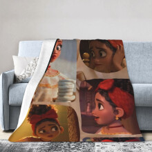 Encanto Hotellfilt, Animefilt För Säng, Sofffilt, Ultramjuk Fleecefilt För Sovrum Vardagsrum, 60X50Tums