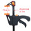 Σφιγκτήρες ράβδου TOFOTL4 ιντσών για ξυλουργική, σφιγκτήρας σκανδάλης γρήγορης 6