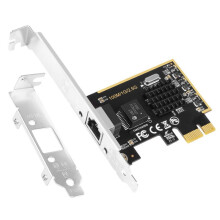 Spillport 2,5 Gigabit LAN-kort Stasjonær PCIE Gigabit LAN-port RTL8125PXE multifunksjons-LAN-kort