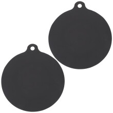 Lot de 2 tapis de cuisson résistants à la chaleur pour plaques à induction, en silicone.