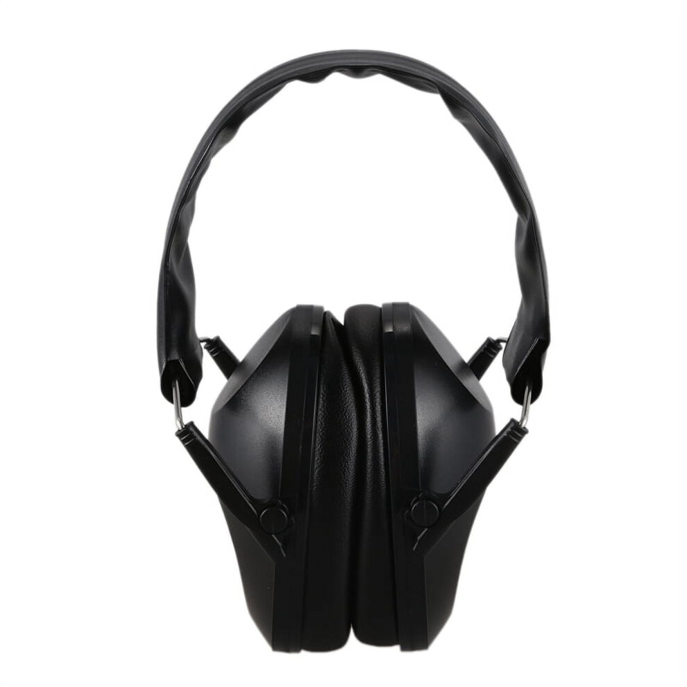 Foldable Hearing Ear Protection Hunting Sports Ear Muff Noise Cancelling Earmuff Ear Protection Ear Plugs,Black 9110895283882