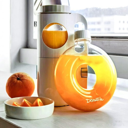 Μπουκάλι UDIYO 500ML/350ML για ντόνατ με λαβή, αδιάβροχο για παιδιά και ενήλικες, DIY 1
