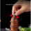 Moedor manual de cores Poaug Cleaning Supplies com moedor de pimenta K Grinder OA Ceramic Primary de 8 polegadas para cozinha, sala de jantar e bar 5