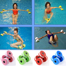 Meidiya High-Density EVA-Foam Dumbbell,Lightweight Water Dumbbell Sports Swimming Pool Exercise Non-Slip Dumbbell Yoga Sports Goods