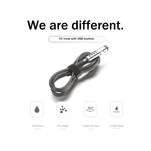 USB Password Lock Computer Lock Password Protection Anti-Theft Lock Universal Laptop Computer Password Lock 2