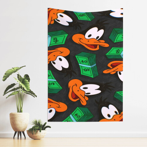 Ταπισερί Daffy Duck για άνδρες, διακόσμηση τοίχου υπνοδωματίου αγοριών, σαλόνι, 2