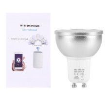 Zigbee 3.0 Smart Lighting, Smart RGB LED Bulb, Voice-Controlled Spotlight, 5W WiFi Color-Changing Light, GU10 Dimmable Lamp, 16 Million Colors, Alexa