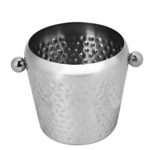 Versatile Drink Chiller, Stainless Steel Ice Bucket, Rust-Resistant Design, Classic And Stylish Appearance, Concave Bottom for Stability, Suitable