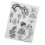 Σφραγίδα Scrapbooking Clear με σχέδιο σταγόνας νερού, επαναχρησιμοποιήσιμη σφραγίδα 3