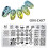 Nail Stamping Plate Rectangle Stainless Steel DIY Manicure Template with Precise Pattern Transfer 4