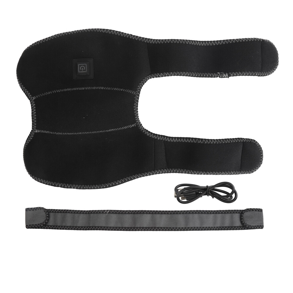 Electric Heat Knee Support Heated Knee Brace Wrap With Ergonomic Design USB Adapter Heating Pad For Joint Soreness Swelling Adjustable Temperature