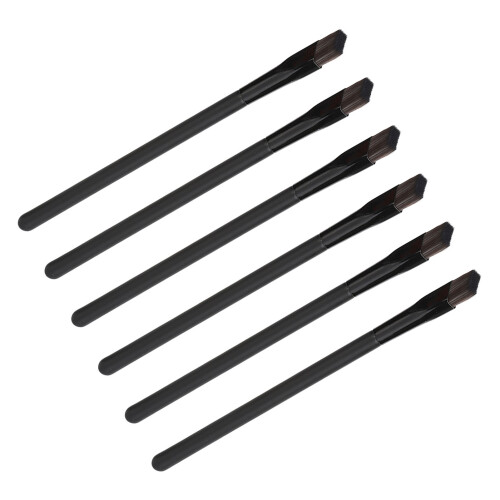 Σετ πινέλων eyeliner με λεπτή γωνία, εξαιρετικά λεπτές, κεκλιμένες, επίπεδες γωνίες, 2