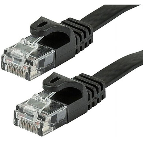- Καλώδιο Ethernet Patch 109555Cat5e - Καλώδιο δικτύου Internet - RJ45, επίπεδο, πολύκλωνο, 350Mhz, UTP, Pure