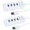 2 θύρες επέκτασης USB3.0 πολλαπλών θυρών με 4 θύρες (λευκό) 1