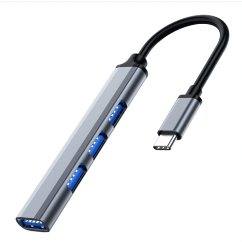 Διαχωριστής διανομέα USB ckepdyeh4Ports Πολλαπλός διανομέας τύπου C σε USB3.0 Προσαρμογέας 1