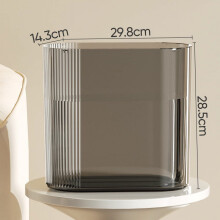 Balde transparente para arranjos florais, balde grande de plástico espesso e profundo para decoração de casa, compatível com Gnobogi, flores para