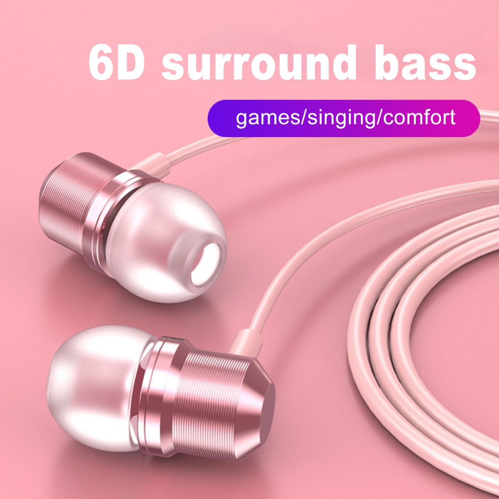 Susuchens In-Ear Wired Earphone Metal Magnetic Subwoofer Mic Volume Control Gaming Headset 9180479466215