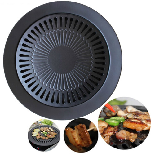 Σετ μπάρμπεκιου Xerdsx Round Iron Κορεάτικη ψησταριά BBQ Σετ αντικολλητικών τηγανιών με