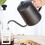 12 oz Black Stainless Steel Pour Over / Gooseneck Kettle 2