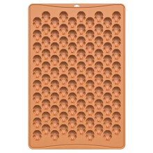 Biscuit Mold Christmas Tree Turkey Shape Silicone Mold - 100 Grid Design, Food-Grade, Chocolate Candy Mold - for Kitchen