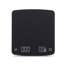 Elektronikus kávémérleg, elektronikus csepegtető kávémérleg, 2 kg/0,1 g LED-es intelligens konyhai mérleggel