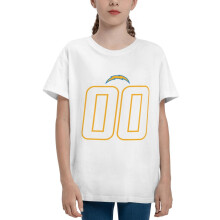 Chargers Boys and Girls for Teenage round neck Short Sleeve Shirt for Sports Football Team Logo for Baseball Fans Gifts